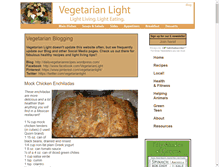 Tablet Screenshot of litevegetarian.com